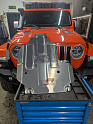 Защита OJRubicon картера для Jeep Wrangler JL и Gladiator JT 2018+ с моторами 2.0t и V6 3,6L, алюминий 6 мм